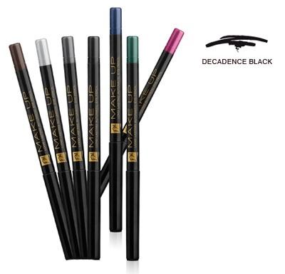 Vysúvateľná ceruzka na oči Decadence Black